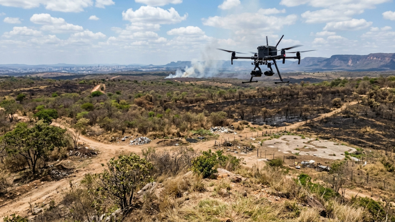 Cuiabá reforça fiscalização nas ruas e usa drones contra queimadas, terrenos irregulares e problemas urbanos
